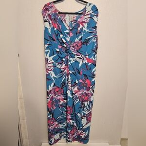 Maxi dress with cover up